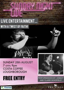 Poster Jonezy Costa Coffee 28 August